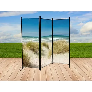 Westerholt Paravent mit Fotodruck Ostsee 170 x 165 cm