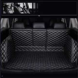 Für Range Rover Velar 2017-2023 Auto Alle Inclusive Hinteren Koffer Cargo Mat Boot Liner Fach Hinten Boot Gepäck Abdeckung Zubehör,B-Black