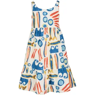Patagonia Kinder K's Tidal Threads Kleid (Größe 140, weiss)
