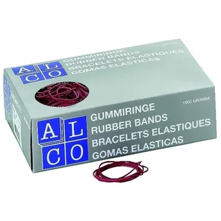 Alco Gummiring 100mm rot 1.000 g/Pack.