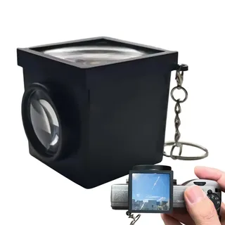 Kamera Zubehör - Optischer Sucher | External Camera Optical Waist Level Viewfinder | 50mm Sucherbrille für Landschaftsaufnahme Fotografen, Externer Monitor Ersatz, Metallgehäuse, Schwarz, 1 STK.