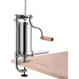 Costway 1,5L Wurstfüller Wurstmaschine Wurstfüllmaschine Wurstpresse, inkl. 4