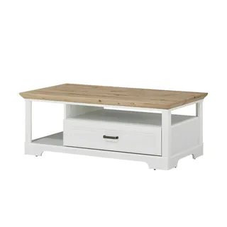 Möbel Kraft Couchtisch ¦ weiß ¦ Maße cm B: 67 H: 45