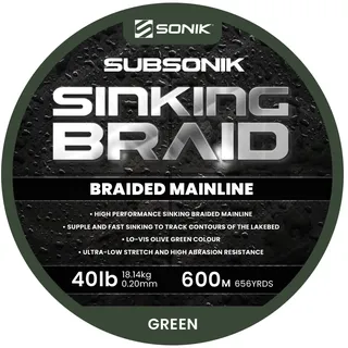SUBSONIK SINKING BRAID 40LB 600M (0.20)