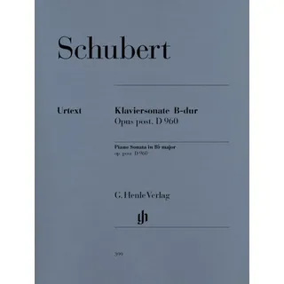 Henle, Günter Schubert, - Klaviersonate B-dur op. post. D 960