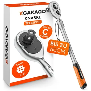 Gakago Teleskop-Ratsche 1/2 Zoll bis zu 60cm
