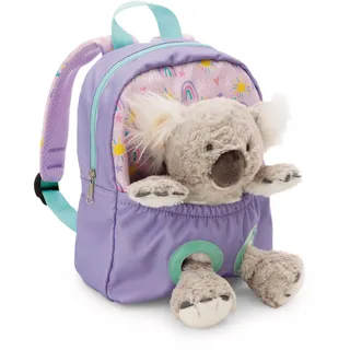 NICI Rucksack mit Koala-Plüsch - lila 2-5 cm