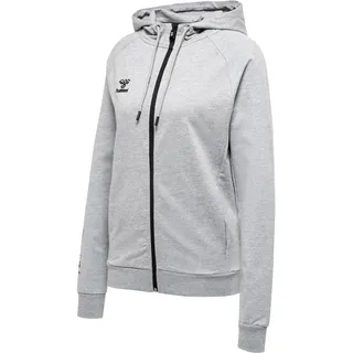hummel MOVE Grid Kapuzenjacke Damen 2006 grey melange XS