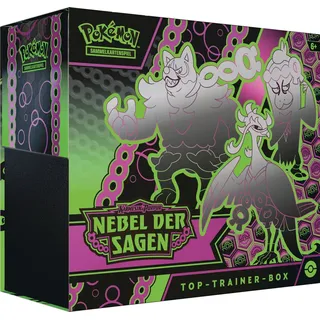 Pokémon Top Trainer Box Karmesin & Purpur Nebel der Sagen