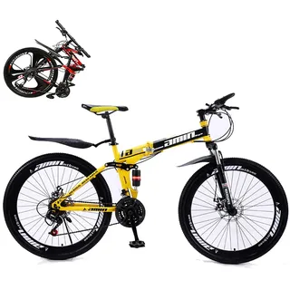 Klappfahrrad, ultraleichte tragbare faltbares Sport- / Mountainbike/leicht und robust Faltbares Fahrrad, Zum 24 * 26 Zoll 21 * 24 * 27 * 30 Geschwindigkeit Klapprad