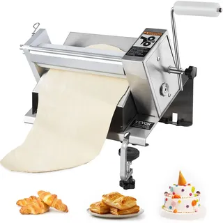 Vevor Teigausrollmaschine weiß