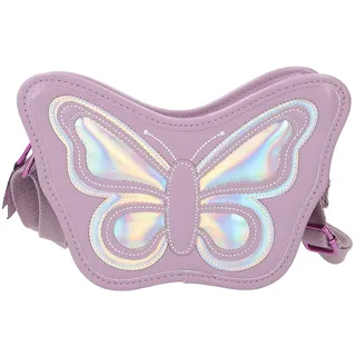DEPESCHE 12784 TOPModel Fairy Love - Handtasche in Mauve, mit Schmetterlings-Motiv, Holo-Effekt und verstellbarem Schultergurt