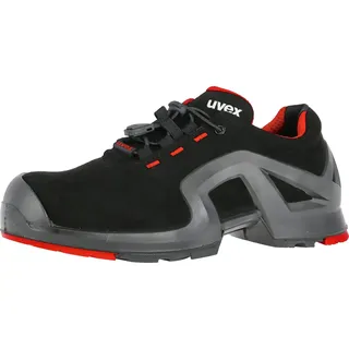 Uvex Halbschuh schwarz/rot uvex 1 x-tended support, S3, EU-Schuhgröße: 40