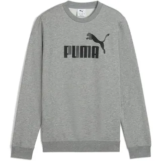 Puma Essentials No. 1 Logo French Terry Crew Sweatshirt Jungen 03 medium gray heather 164