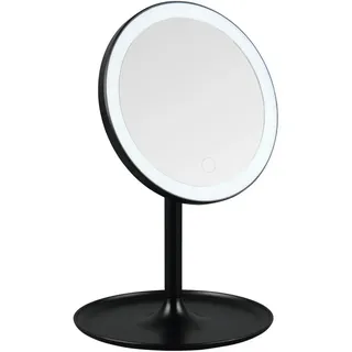 mömax Schminkspiegel Liara, Schwarz, mit LED