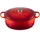 35 cm oval kirschrot