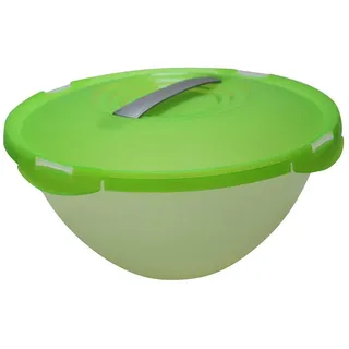 Lomatek Salatschüssel Schüssel 6l mit Deckel und Tragegriff