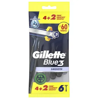 Gillette Blue 3 Smooth Einwegrasierer Männer 6 Stück(e)