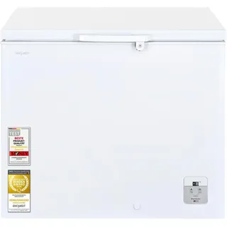 Exquisit Gefriertruhe GT220-HE-010A weiß | 217 l Nutzinhalt | Energieklasse A | Schnellgefrieren | LED-Anzeige | abschließbare Tür