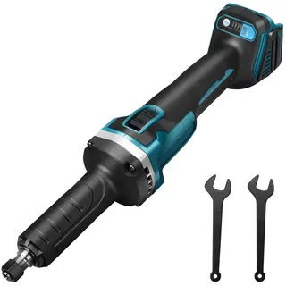 Akku Geradschleifer Kompatibel mit Makita 18V Batterie, Bürstenlos Geradeschleifer6mm Bohrfutter und 4 Variablen Geschwindigkeiten (ohne Akku)