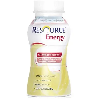Nestle Trinknahrung Resource® Energy Vanille, 4x 200ml