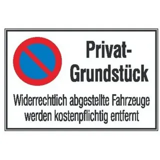 WOLK Parkverbotsschild Alu 60 x 40 cm