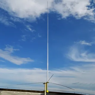 UAYESOK 27 MHz CB-Funkantenne 26-28 MHz 3,5 dBi Outdoor 6,2 Meter N-Buchse (SO239) Aluminiumlegierung Antenne AM/FM/SSB Home Base Station Antenne
