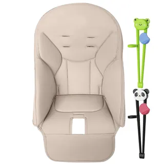 Baby Hochstuhl Sitzbezug - PU-Leder Sitzauflage und Sitzverkleinerer für Esszimmerstuhl, Kompatibel mit Peg-Perego, Siesta Zero3, Baoneo, Kosmic Jané