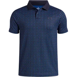 Under Armour Matchplay Printed Poloshirt in Blau | Gr.: L