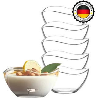 TYA I LAV Vorspeise 215ml BLEI FREI Schalen Dessertschale Glasschalen Müslischalen Schüssel aus Glas
