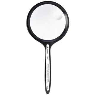 TOOLCRAFT TO-8976468 Handlupe Vergrößerungsfaktor: 2 x, 4 x Linsengröße: (Ø) 76 mm Schwarz
