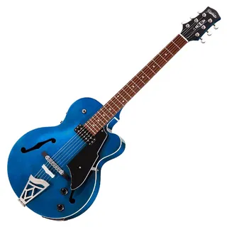 VOX - GIULIETTA VGA-3D-TB TRANS BLUE, Semi-Akustische Gitarre, Farbe Trans Blue