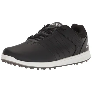 Skechers Men's Pivot Spikeless Golf Shoe, Black, 12.5 Wide