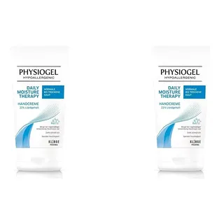 PHYSIOGEL Daily Moisture Therapy Handcreme 50 ml – feuchtigkeitsspendende Handcreme für sehr trockene Hände – regeneriert & repariert die Hände mit milden Inhaltsstoffen (Packung mit 2)