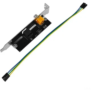 SPDIF Optisch & Koaxial Digital Audio Ausgangskarte, 24-Bit/192kHz, AC3/DTS 7.1, Rauschunterdrückung für Mainboard