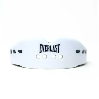 EVERLAST Evershield Doppel Mundschutz Boxen (Weiß/Schwarz), Zahnschutz | Kampfsport, Training, Sport, Erwachsene, Jugendliche, Damen, Männer