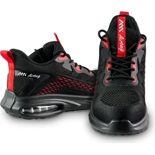 Art.Master Arbeitsschuhe Sicherheitsschuhe Schutzschuhe S1 Halbschuhe Stahlkappe 40 - Schwarz - 40