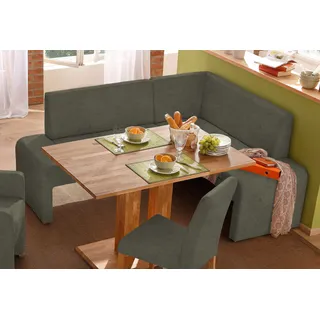 Home Affaire Bologna 180 x 84 x 140 cm Microfaser langer Schenkel links khakifarben