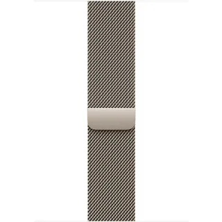 Apple Watch Milanaise Armband 46 mm Natur M/L