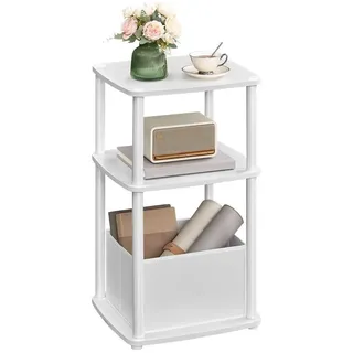 songmics home Beistelltisch mit 3 Ablagen, 30 x 34 x 58 cm