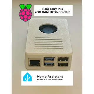 Raspberry Pi 5 (HomeAssistant vorinstalliert) 4GB RAM, 32GB SD-Card