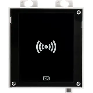 2N Telecommunication 2N 9160342-S Zutrittskontrollsystem 2.0 RFID 13.56 MHz | geschützt Schwarz, Silber