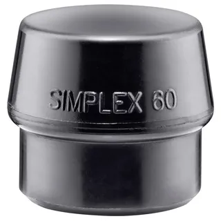 Halder Schlageinsatz für SIMPLEX Schonhammer,d.60,Gummikompos.