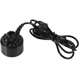 Nebler, 24 V, Farbwechsel, Ultraschall-Nebel, Luftbefeuchter, Nebler Mit 12 Led-Leuchten, Teichvernebler Für Wasserbrunnen, Teich, Steingarten, Aquarium