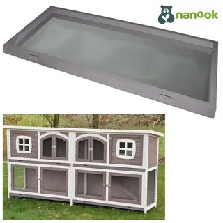 nanook shop nanook Untere Kotwanne Doppel Hasenstall Murmel XXL