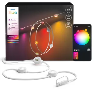 Philips Lichterkette LED 9 m Weiß