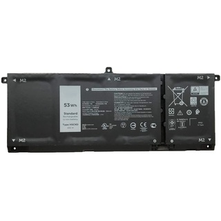 H5CKD Laptop-Akku-Ersatz für Dell Vostro 5300 5401 5501 Latitude 3410 3510 Inspiron 5300 5401 5408 5501 5508 5400 7405 7300 7500 2-in-1 Silver 07T8CD 09077G TXD03 JK6Y6(15V 53Wh)