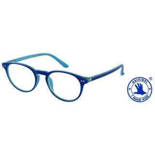 I Need You Lesebrille Doktor New Dunkelblau-Hellblau mit Etui (2,5 dpt) blau