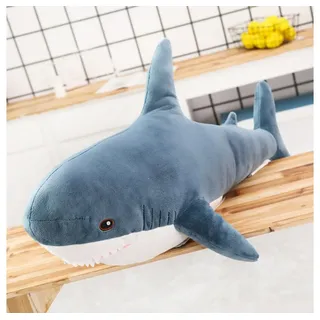 Tinisu Kuscheltier Hai Kuscheltier weiches Plüschtier blaues Stofftier 30 cm