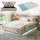 mit Matratze 140 x 200 cm beige